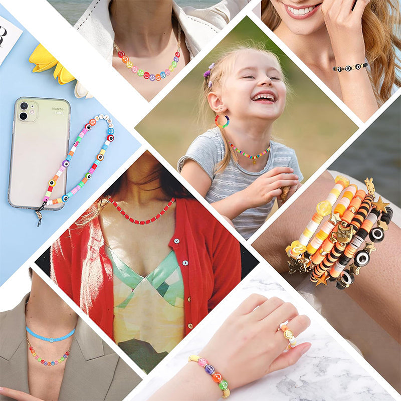 Bead and Charm Craft Set with 5520 Beads and 550 Charms