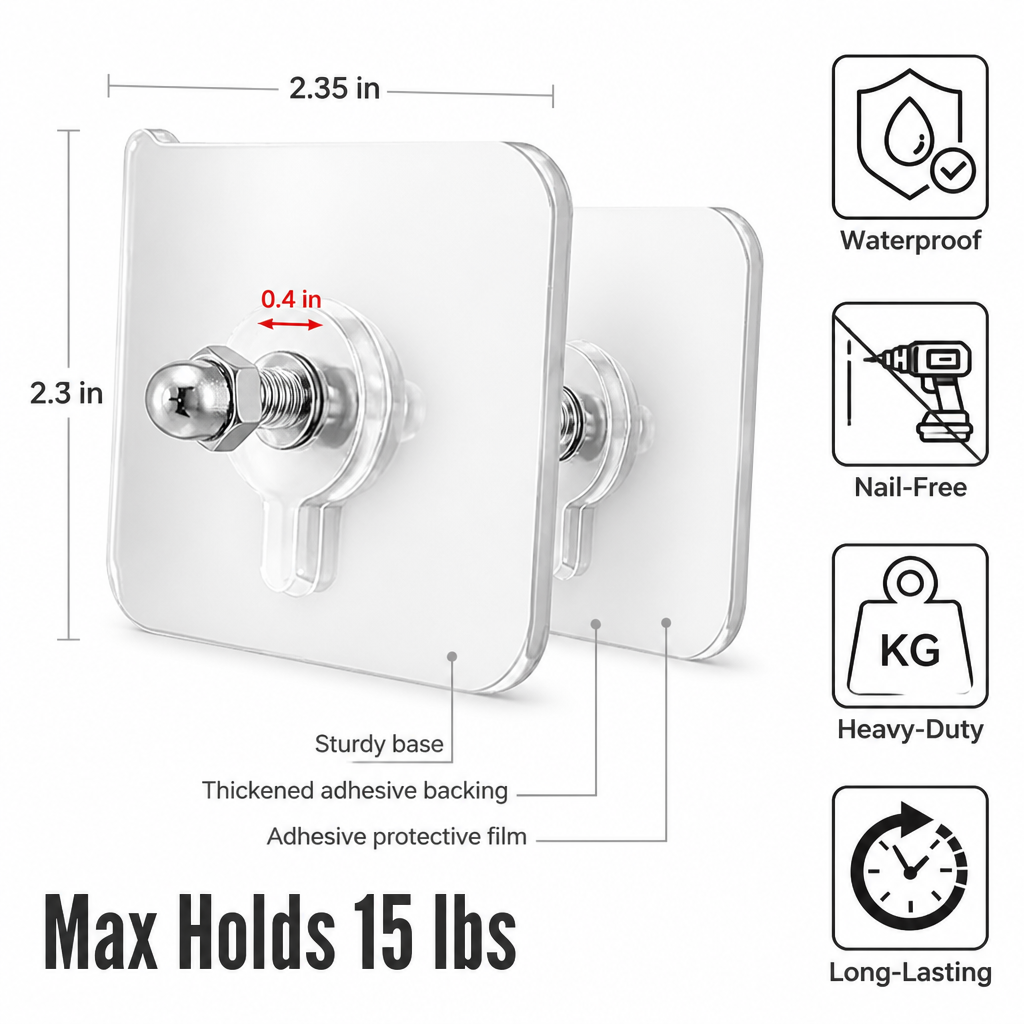 SteelGrip™ — Hang Heavy Frames Without Making a Single Hole in Your Wall