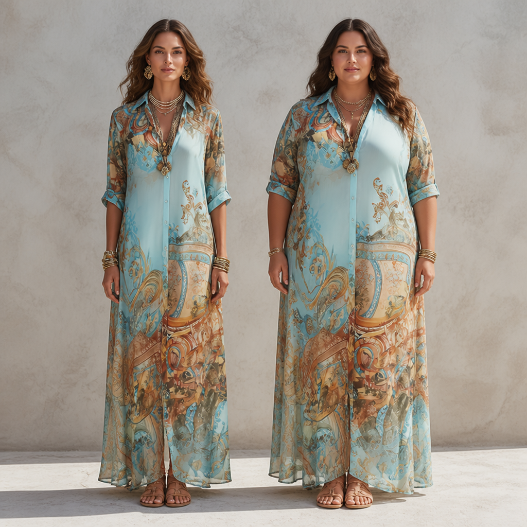 AureliaWave™ Maxi Dress — Feel Effortlessly Elegant, Fresh, and Unforgettable All Summer Long