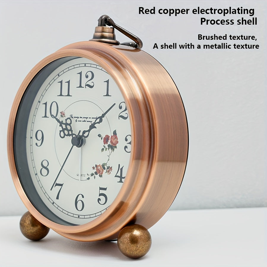 Timeless Elegance – Retro Metal Alarm Clock