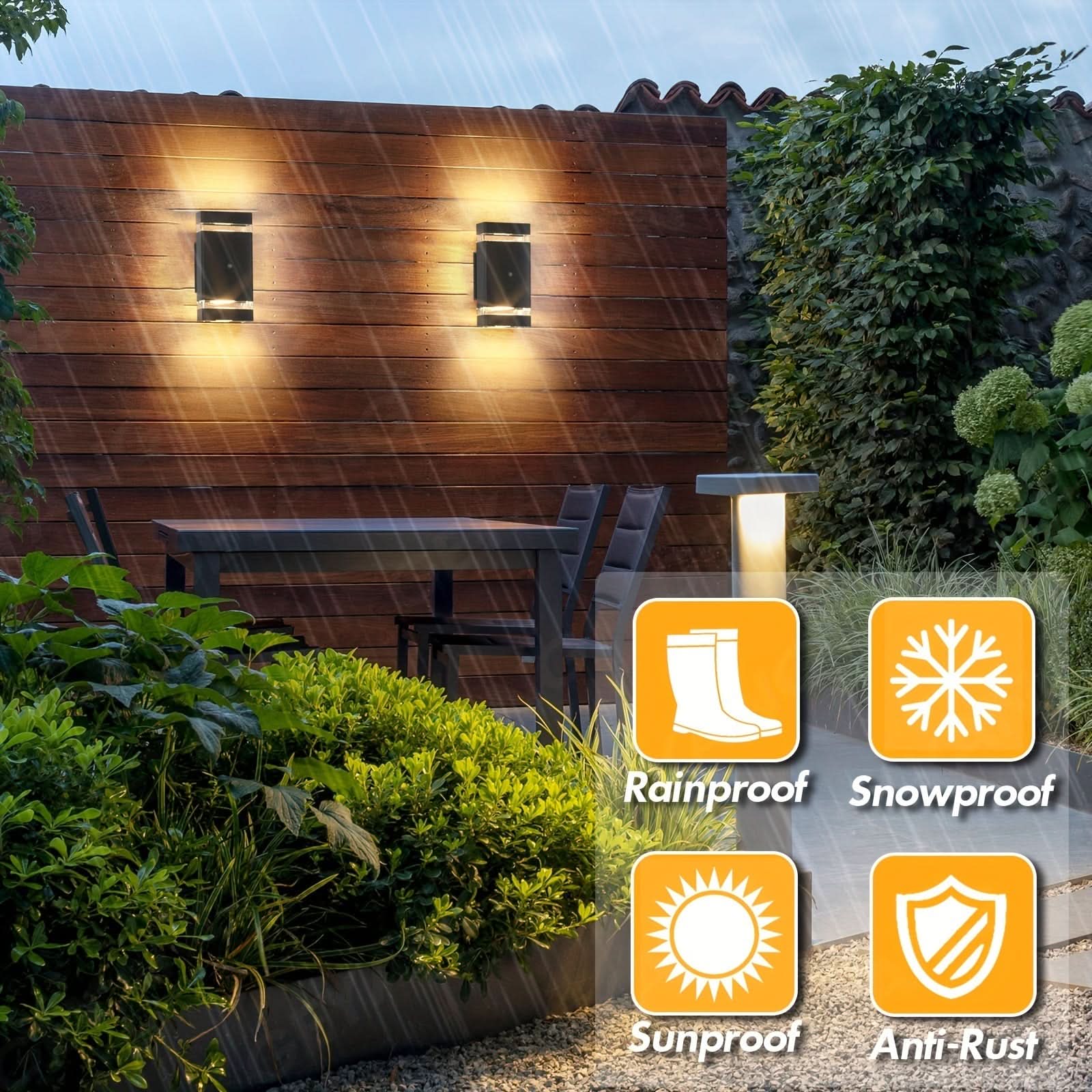 Outdoor Wall Light with Motion Sensor Technology