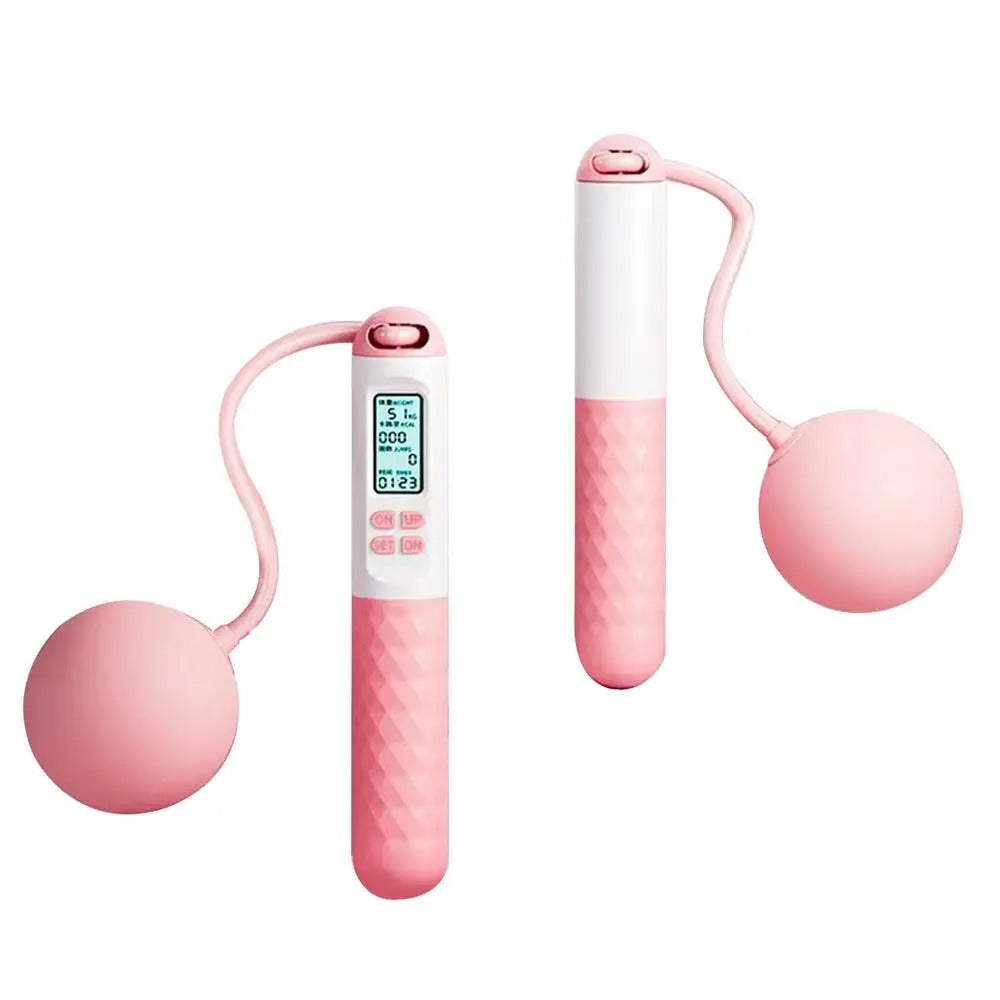Weighted Jump Rope Without Ropes for Indoor Home Gym Fitness Tracking