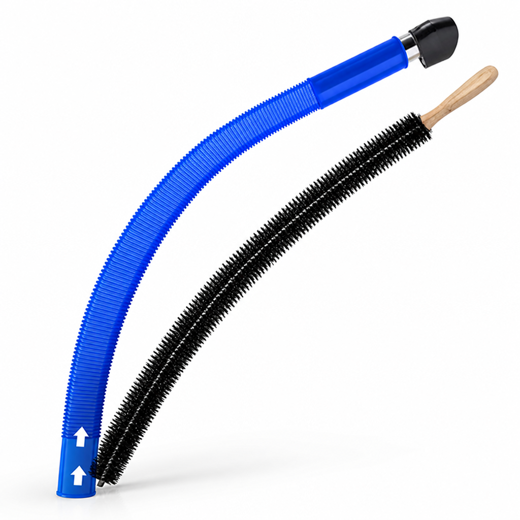 Flexible Vacuum-Ready Dryer Vent Cleaning Tool (45 In)