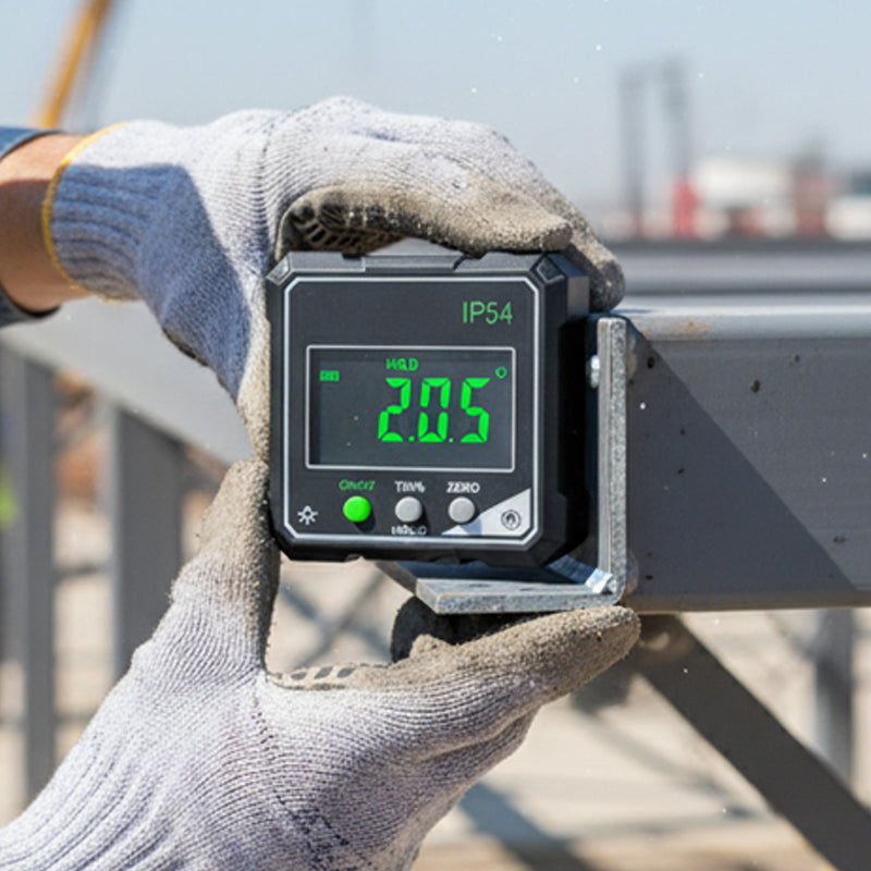 Digital Angle Finder with Magnetic Base - Waterproof Design