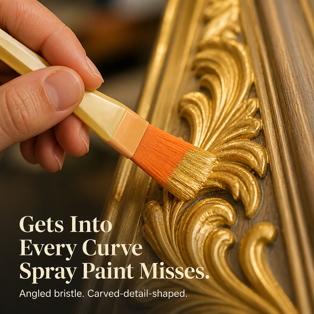 BrilliqueGlo™ — Apply Gilded Gold That Turns Thrift Finds Into Antique Wonders
