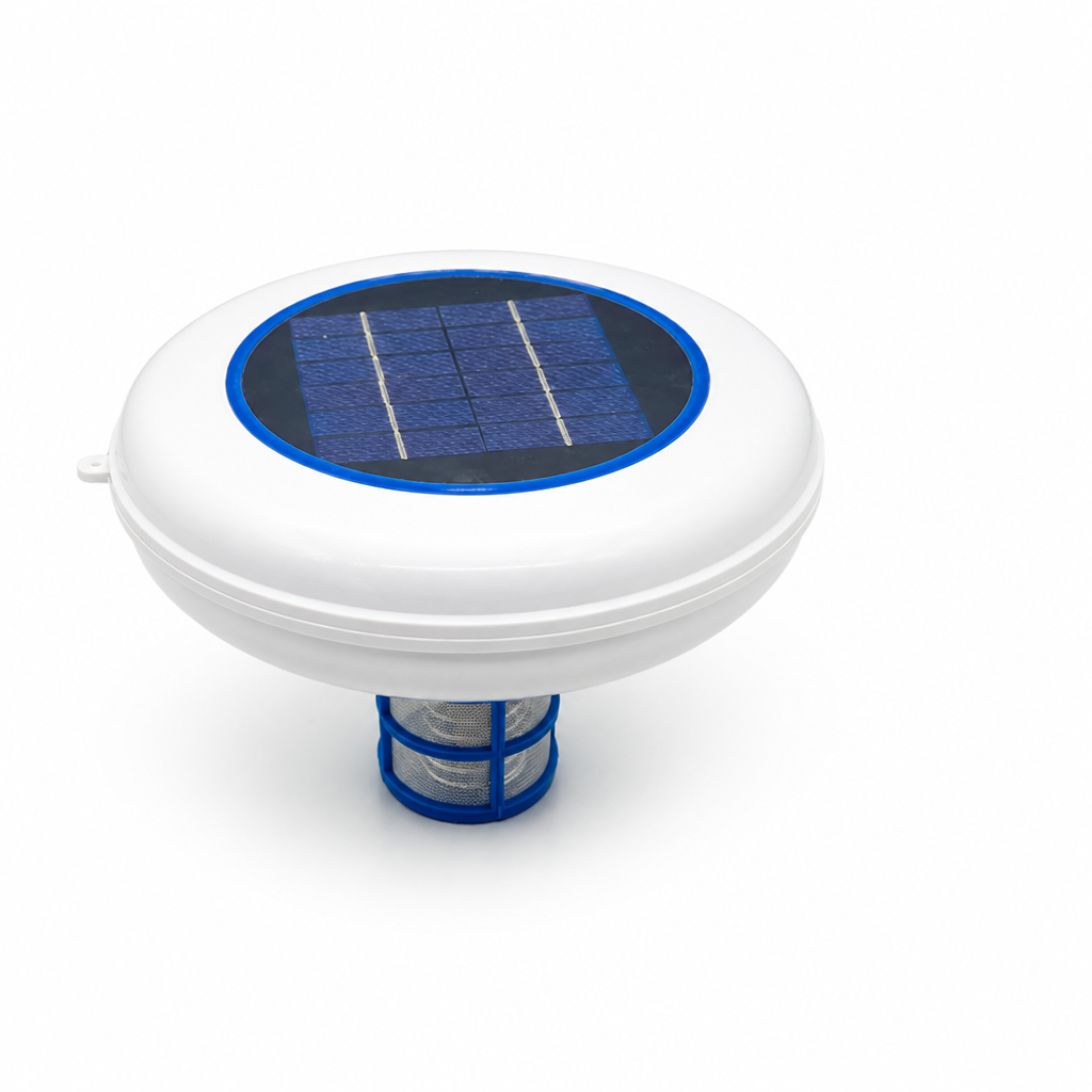 Solar-Powered Copper & Silver Pool Ionizer