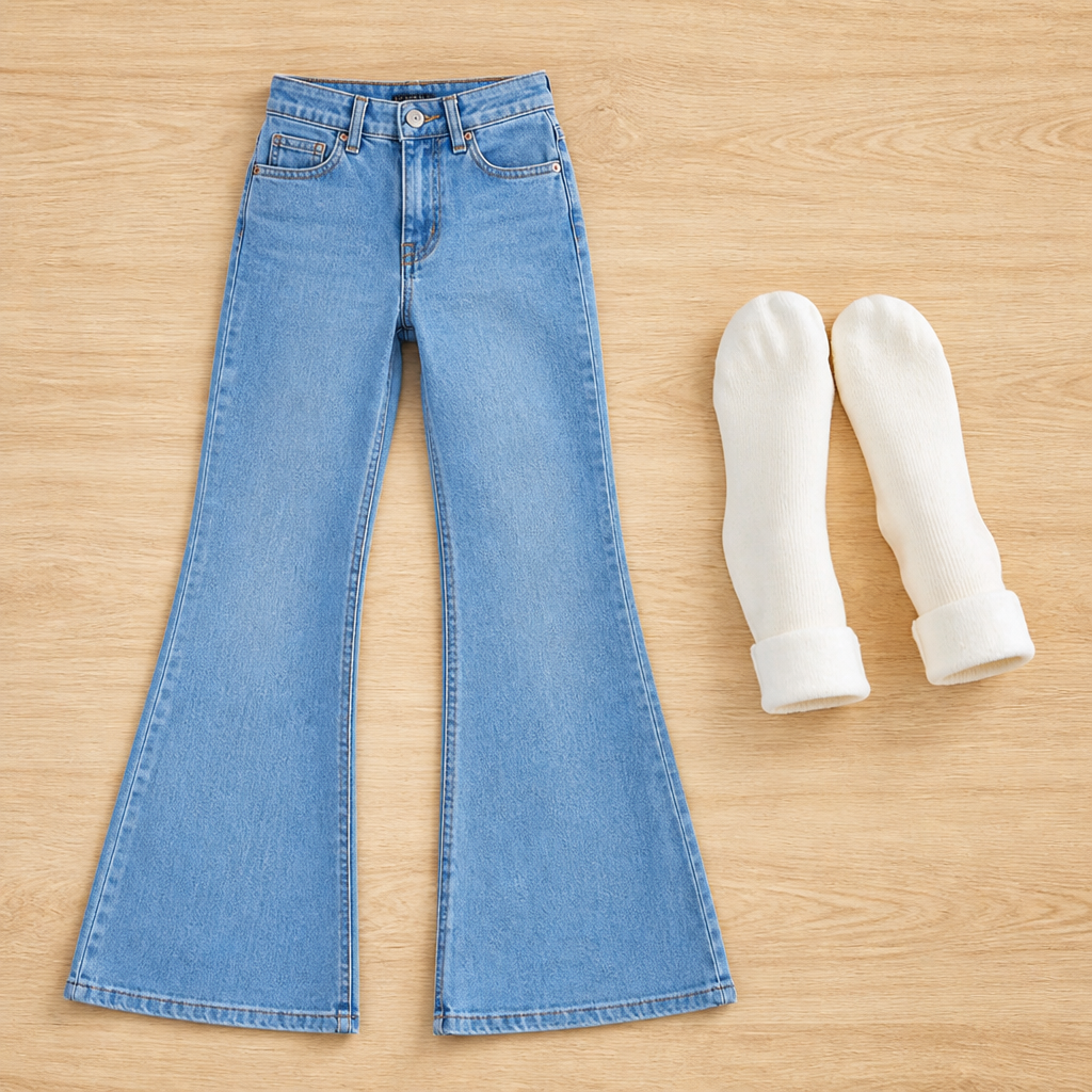 BellaCurve™ Stretch Flare Jeans — Unleash Confidence with Every Curve-Hugging Step