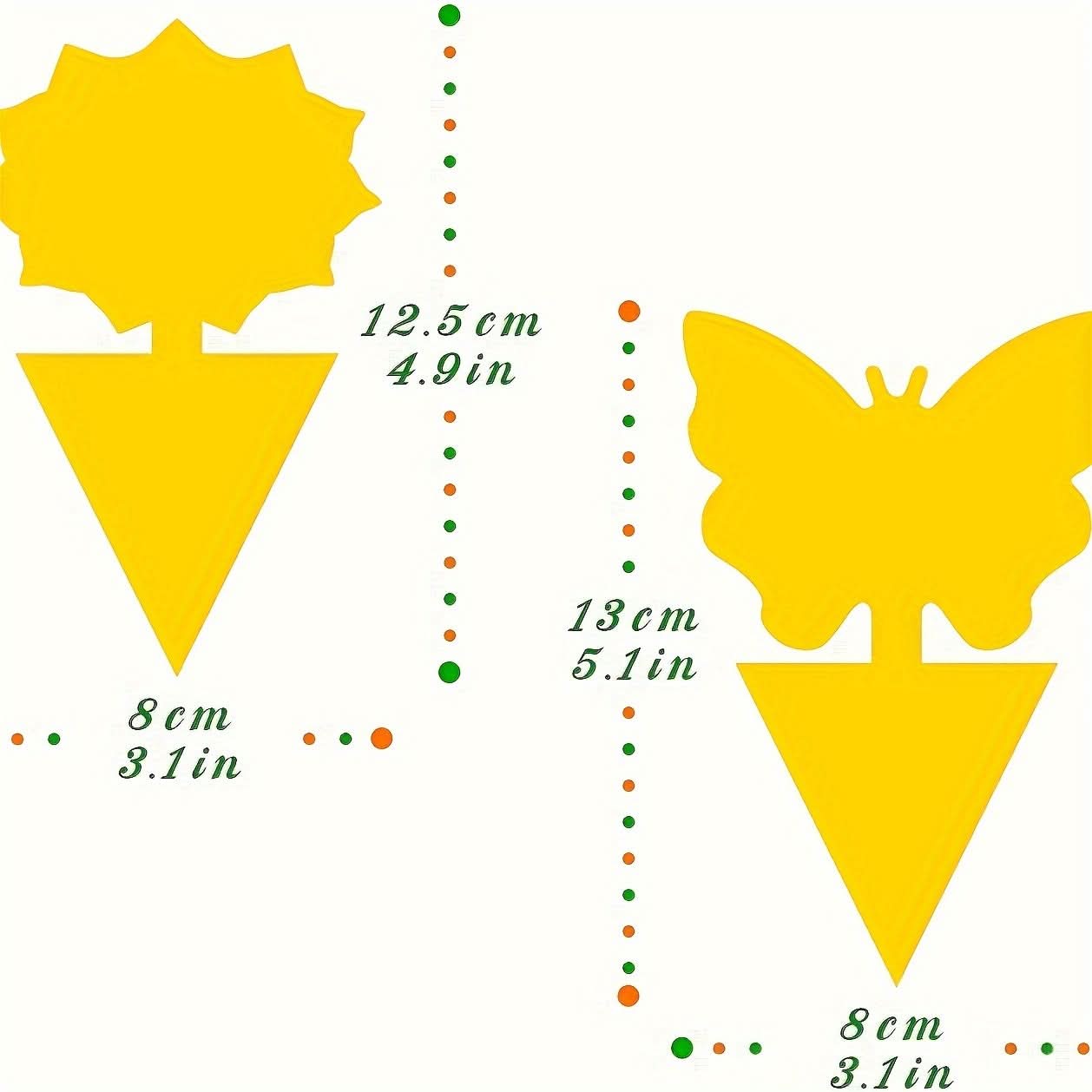 Yellow Plant Traps for Flying Insects and Fungus Gnats