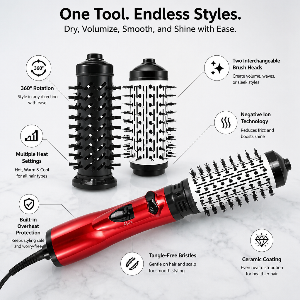 HydraCurl™ — Effortless Salon-Quality Volume and Shine That Make You Glow
