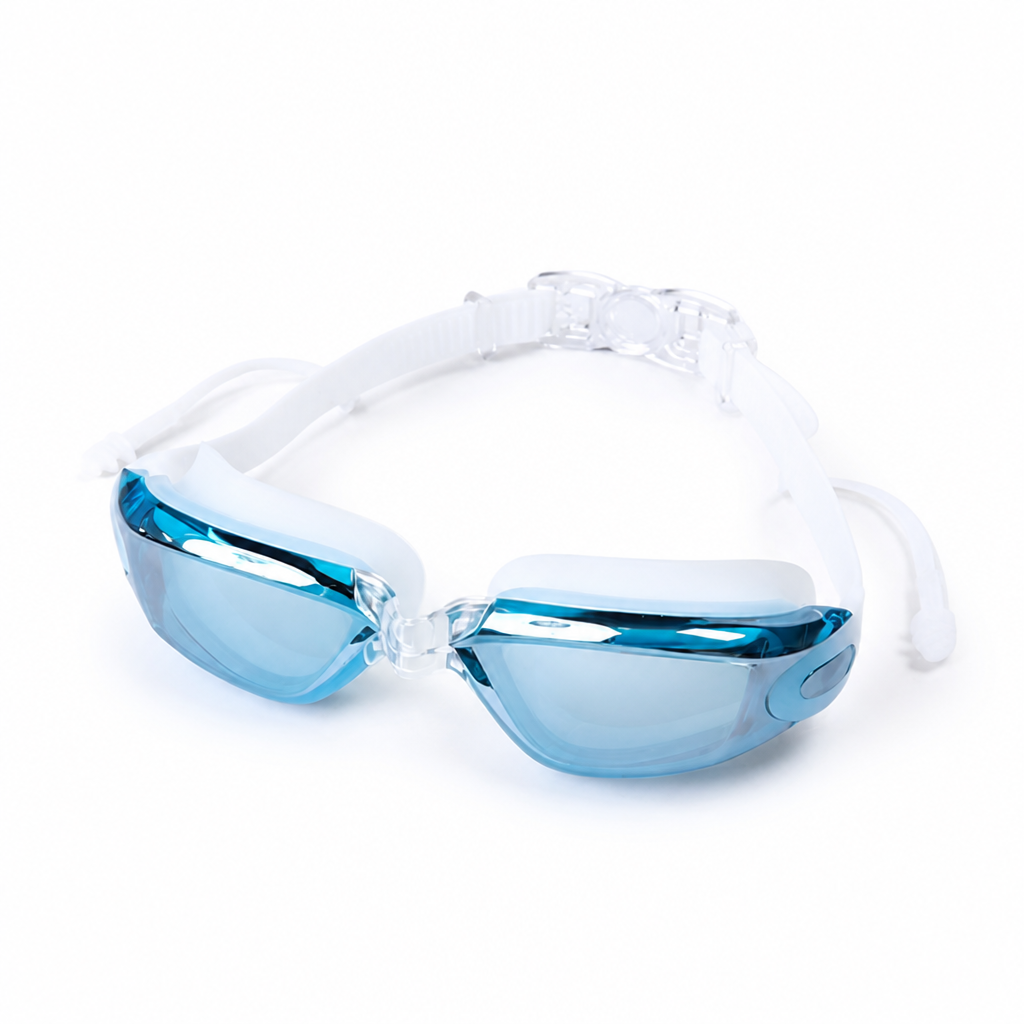 Anti-Fog & UV-Protected Swimming Goggles (Adjustable Strap)