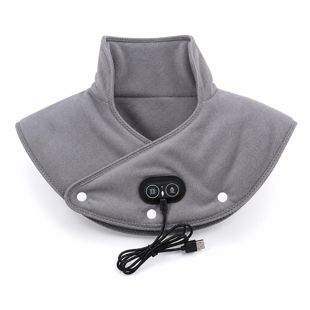 Heat & Vibration USB-Powered Neck & Shoulder Heating Pad