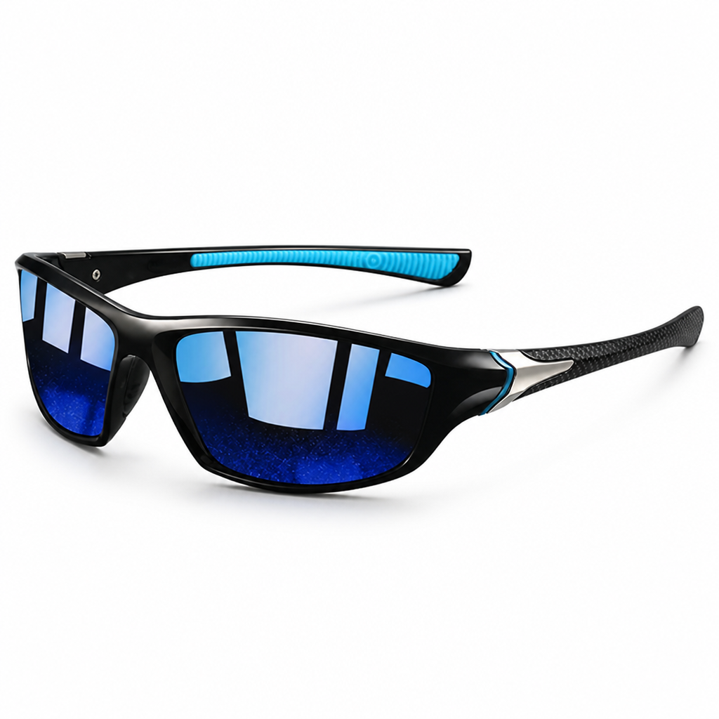Polarized UV400 Rubber-Grip Wrap Sunglasses