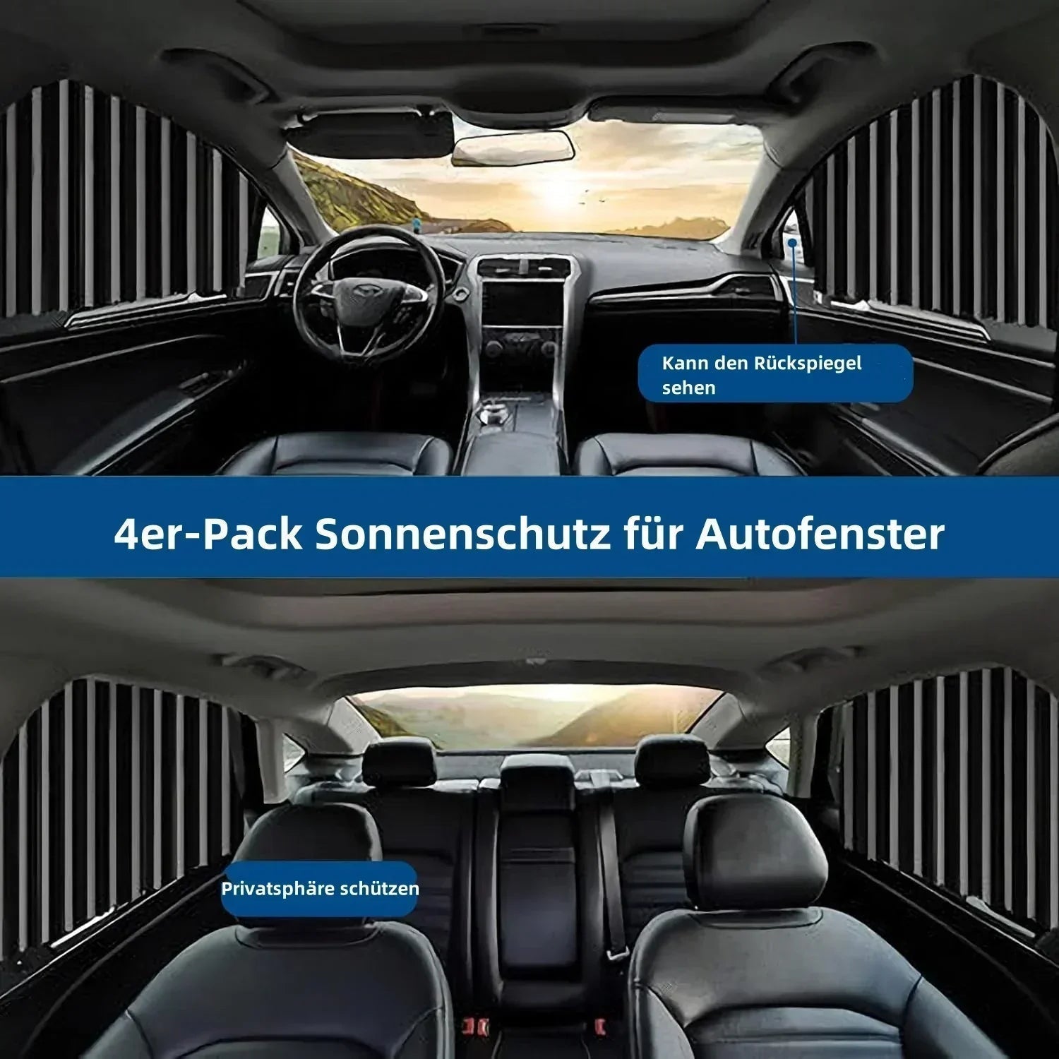 UV Blocking Magnetic Sunshade for Car Side Windows