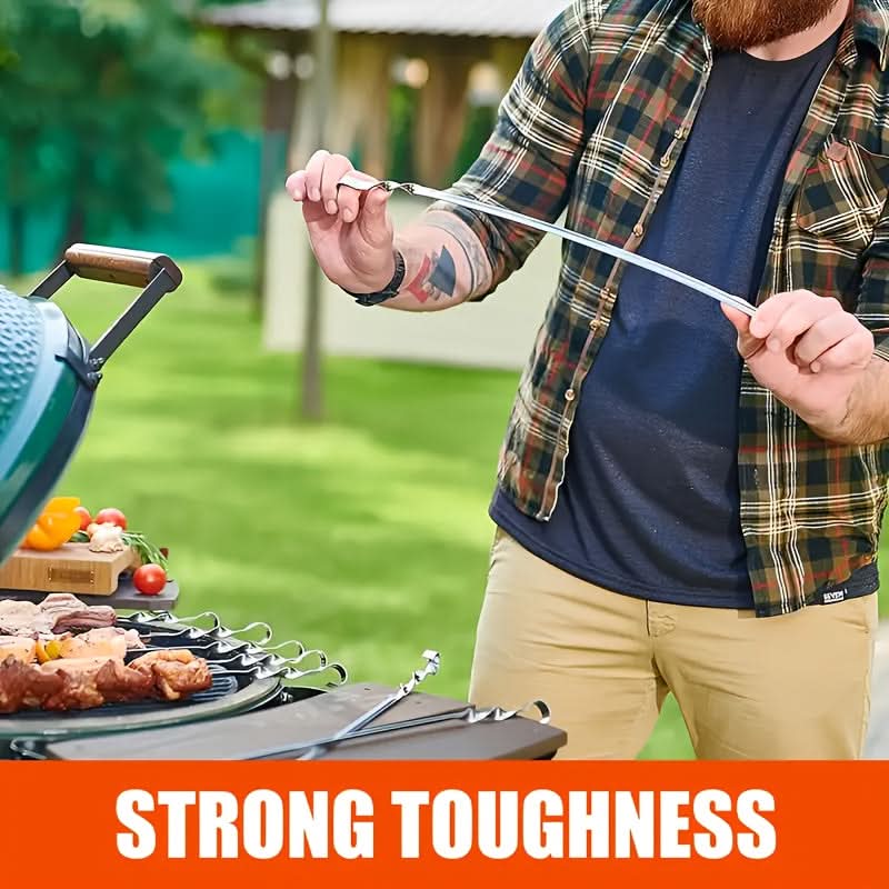 Set of Long Handle BBQ Skewers