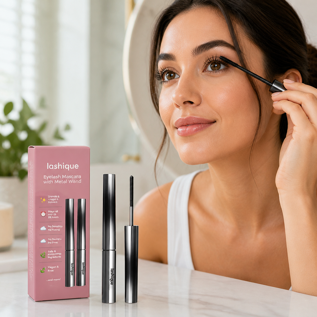 Eyelash Mascara with Metal Wand