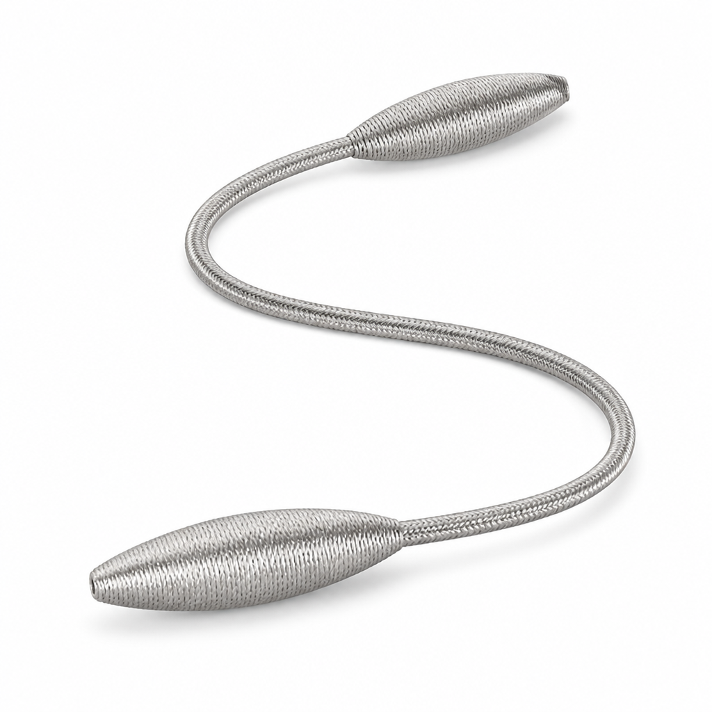 Tool-Free Malleable Aluminum Curtain Tieback