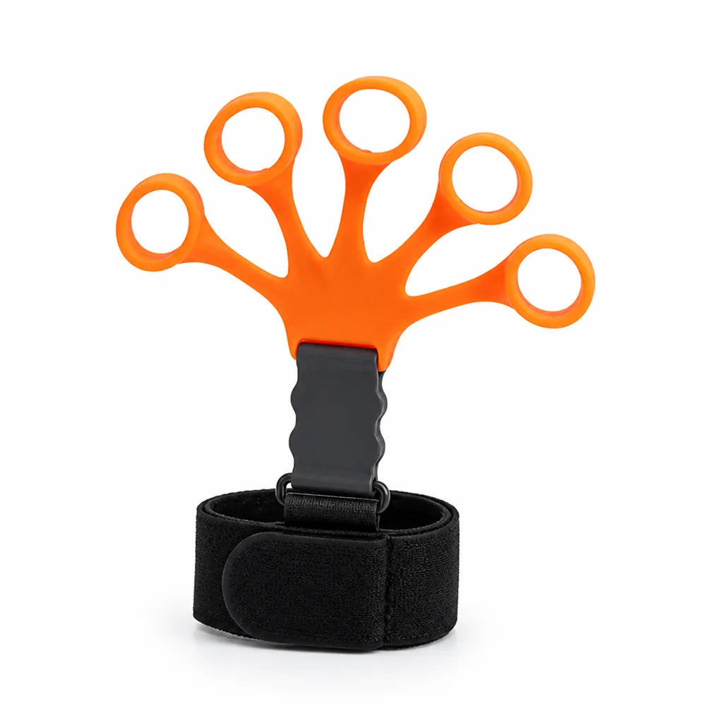 Adjustable Silicone Pocket-Sized Hand & Finger Trainer (6-Level Resistance)
