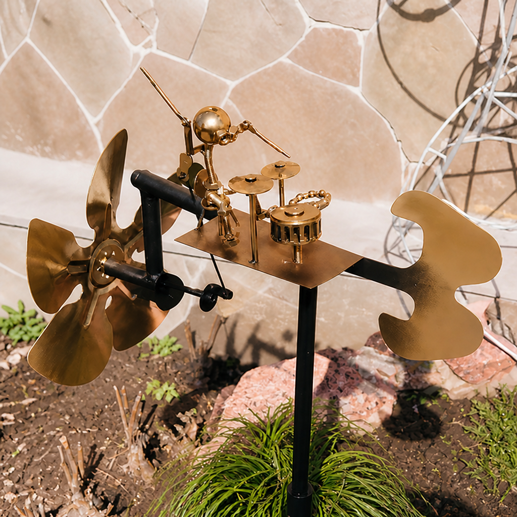 PulseRocker™ — Ignite Your Garden with Nonstop Wind-Powered Rock ‘n’ Roll Energy
