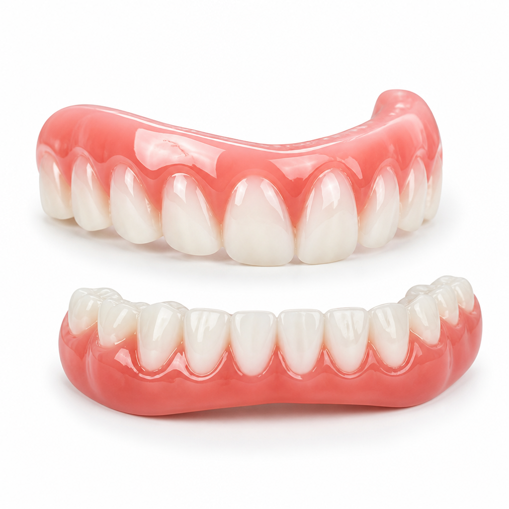 Ultra-Thin Snap-On Durable Resin Veneers (2-Piece Set)
