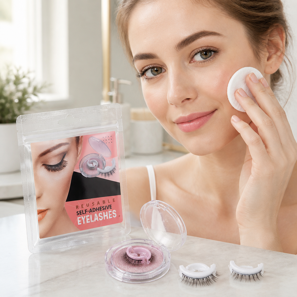 Self-Adhesive Reusable False Eyelashes