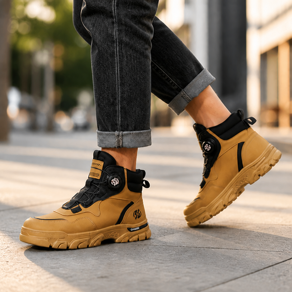 TitanStride™ — Unstoppable Grip and All-Day Dry Comfort for Tough Jobs
