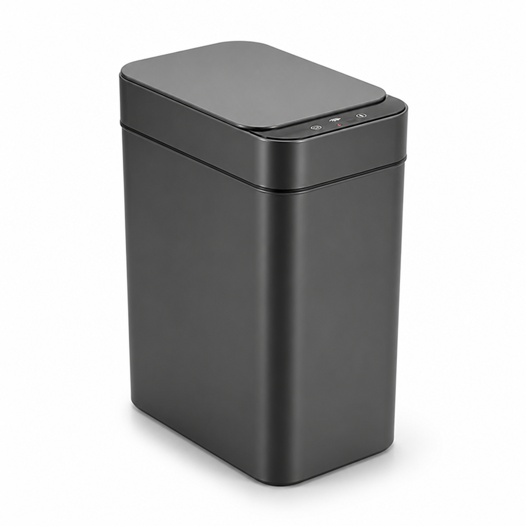 Touchless Sensor Dual-Mode Sealed-Lid Trash Can (11L)