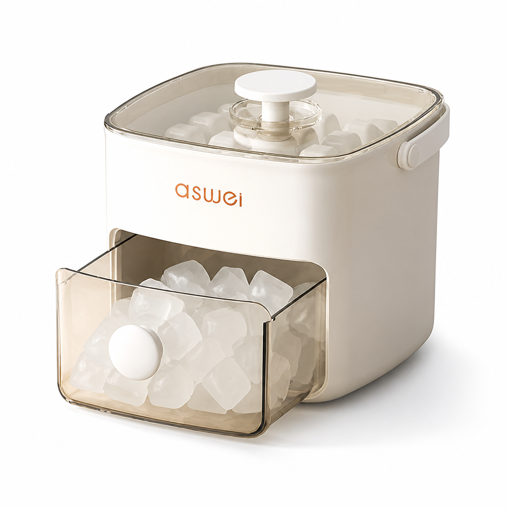 Fast & Quiet Compact Ice Maker (2.1-Qt Tank)