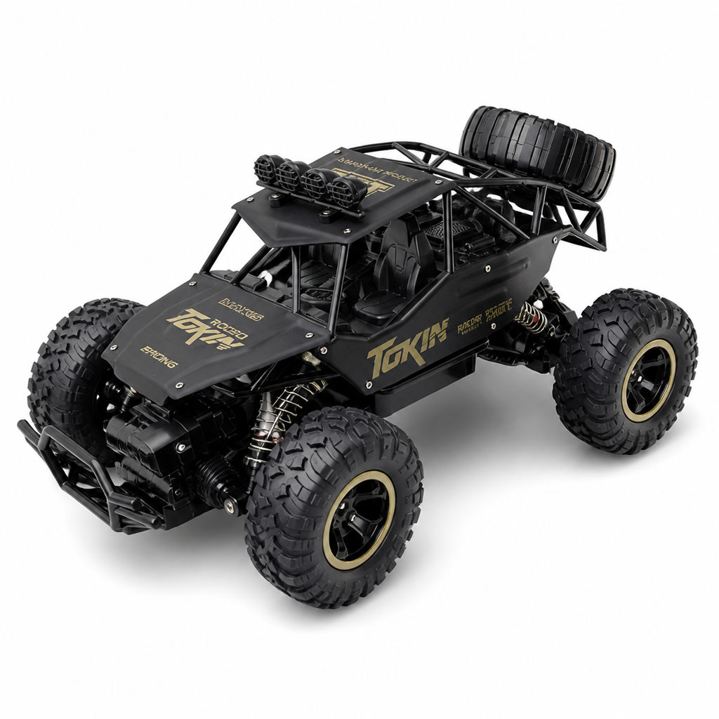 4x4 Shock-Absorbing RC Rock Crawler (164 ft Range)