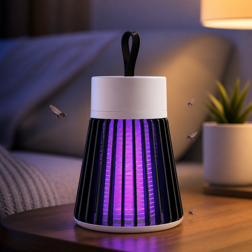 ZephyrGuard™ Mosquito & Fly Trap Lamp — Silent, Chemical-Free Protection for Peaceful, Bite-Free Living