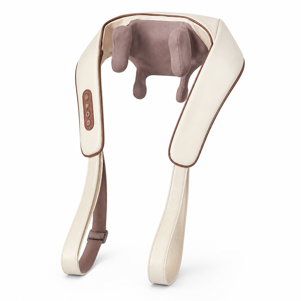 Wireless Shiatsu Deep-Tissue Neck & Back Massager