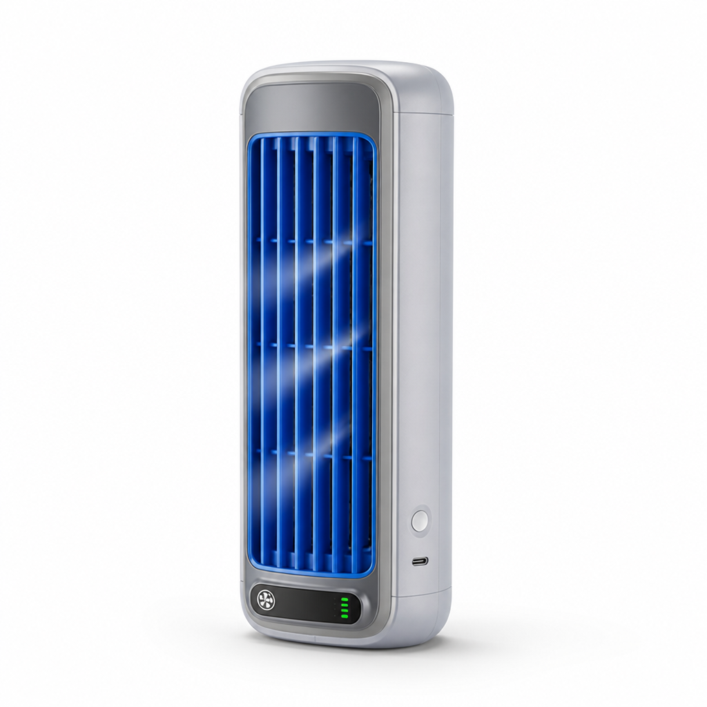 Ultra-Quiet Rechargeable Bladeless Air Cooler