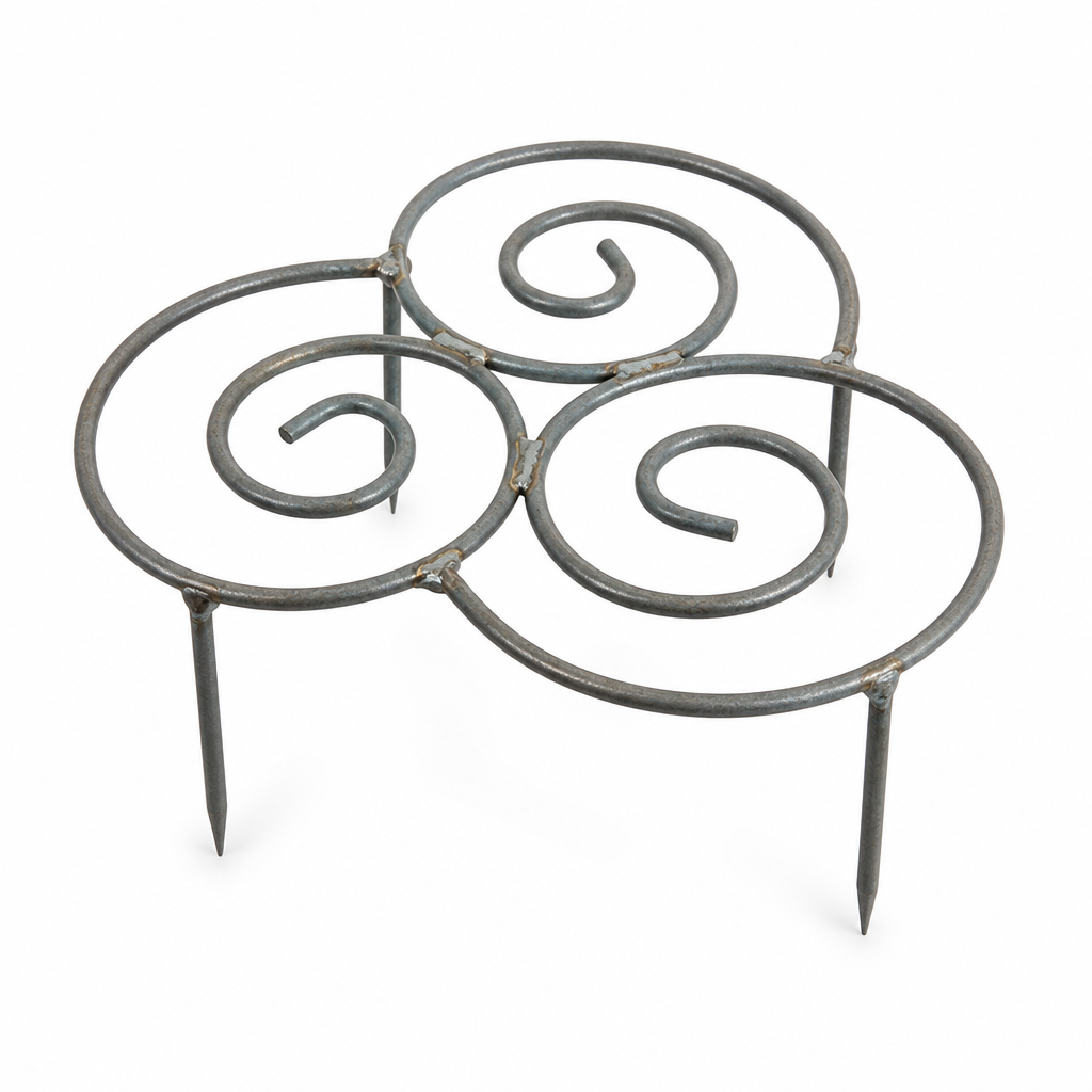 Handcrafted Metal Spiral Plant Support