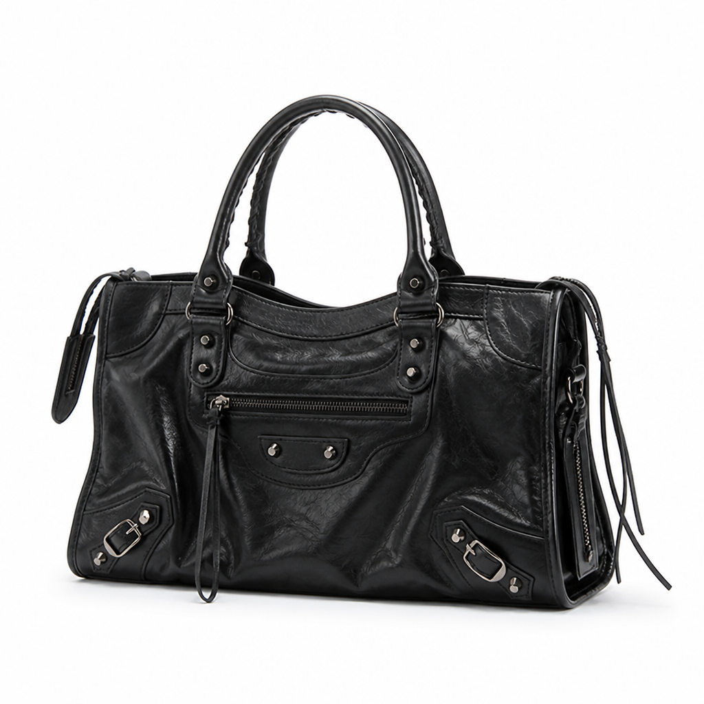 Spacious PU Leather Shoulder Bag (Multiple Pockets)