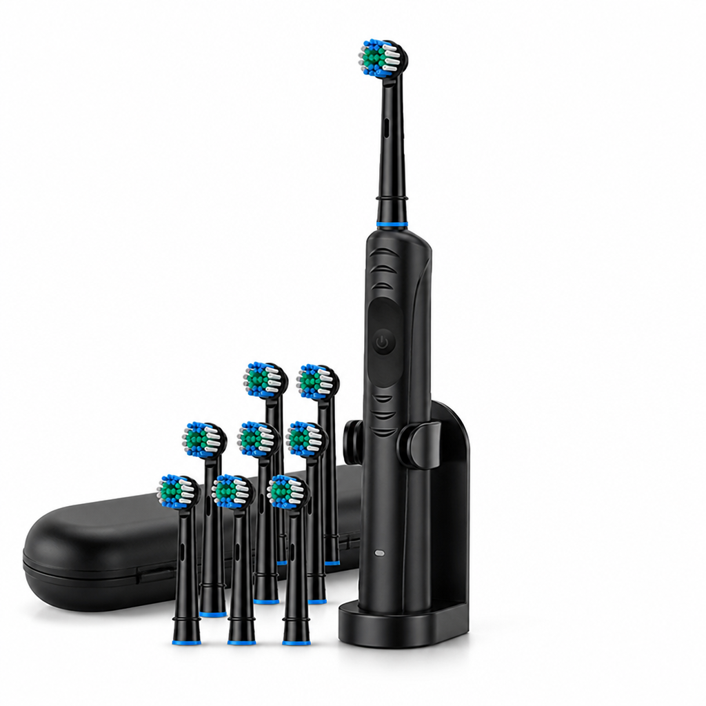 IP67 Waterproof & USB-C Rechargeable Soft Bristle Electric Toothbrush (3 Modes)