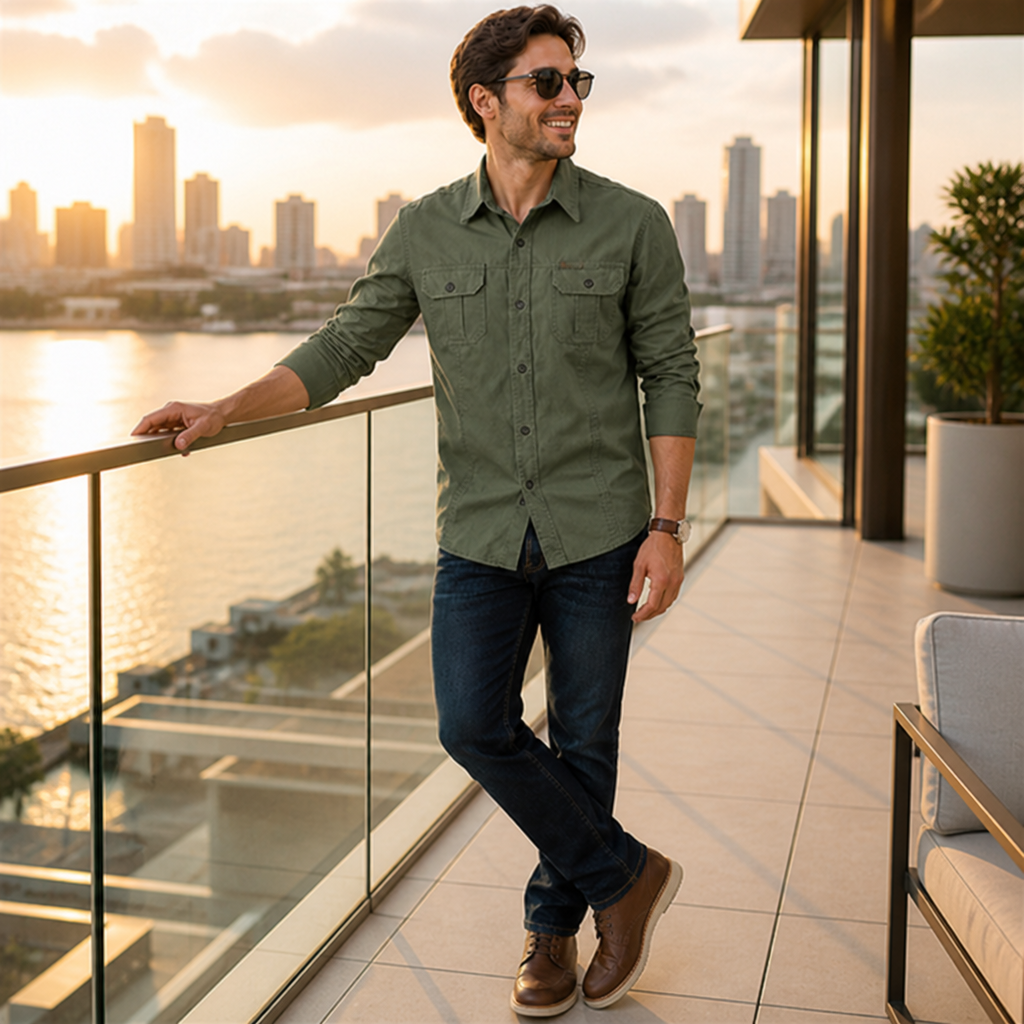 ArdentEase™ Cotton Shirt — Feel Fresh, Look Sharp, Own Every Moment