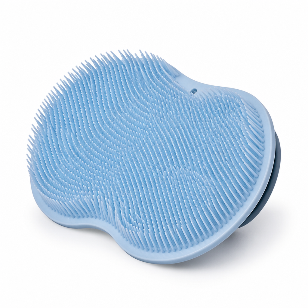 Silicone Non-Slip Suction Cup Shower Scrubber