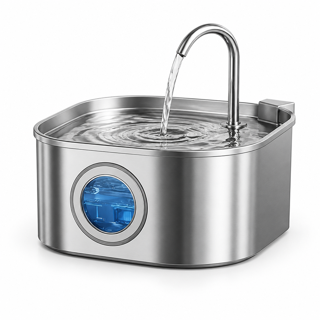 Whisper-Quiet 5-Stage Filtration Pet Water Fountain (3.2L)
