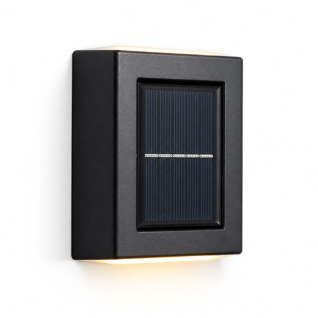 Solar Dusk-to-Dawn LED Wall Light (IP65 Weather-Resistant)