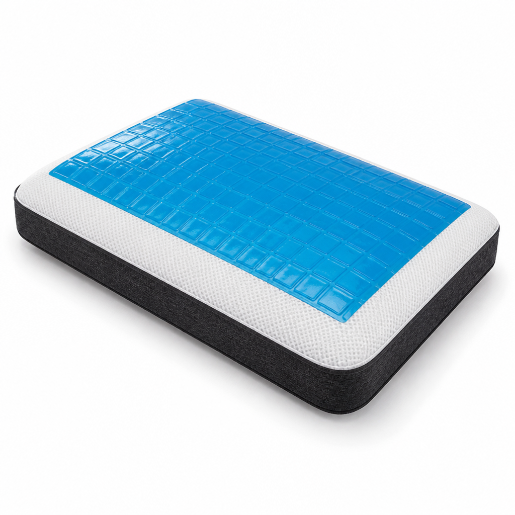 Ergonomic Gel Cooling Contoured Pillow