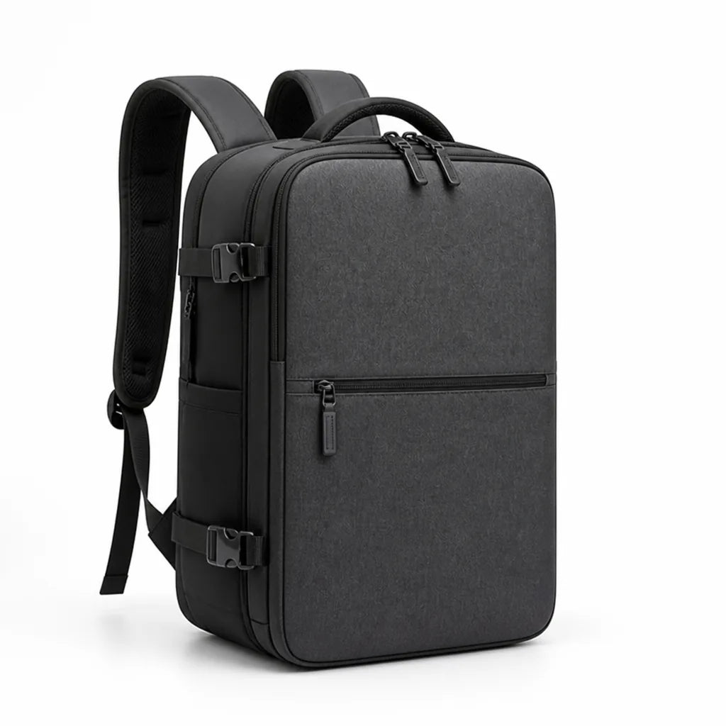Multi-Pocket Water-Resistant Travel Backpack with Laptop and Tablet Compartments
