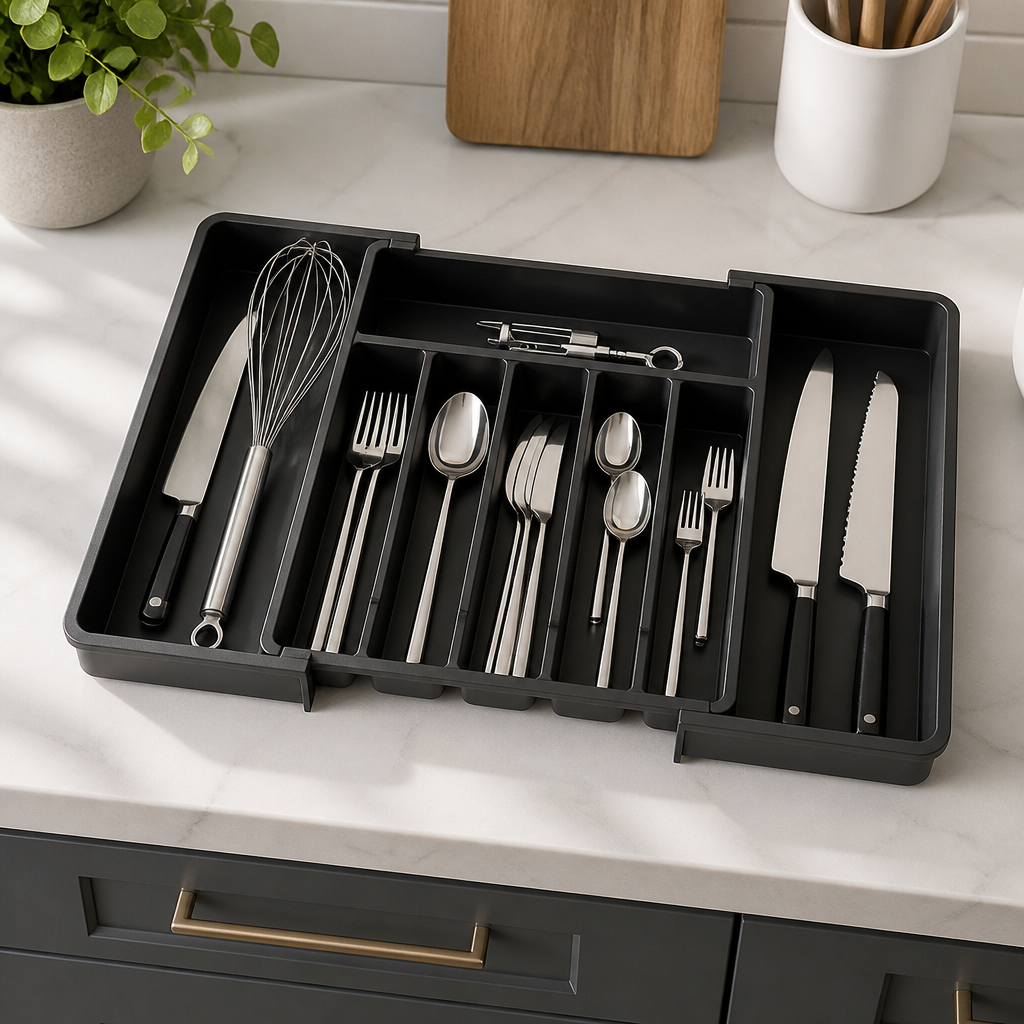 FlexiSort™ — Finally, a Drawer That Gives You Instant Calm and Perfect Order Every Time
