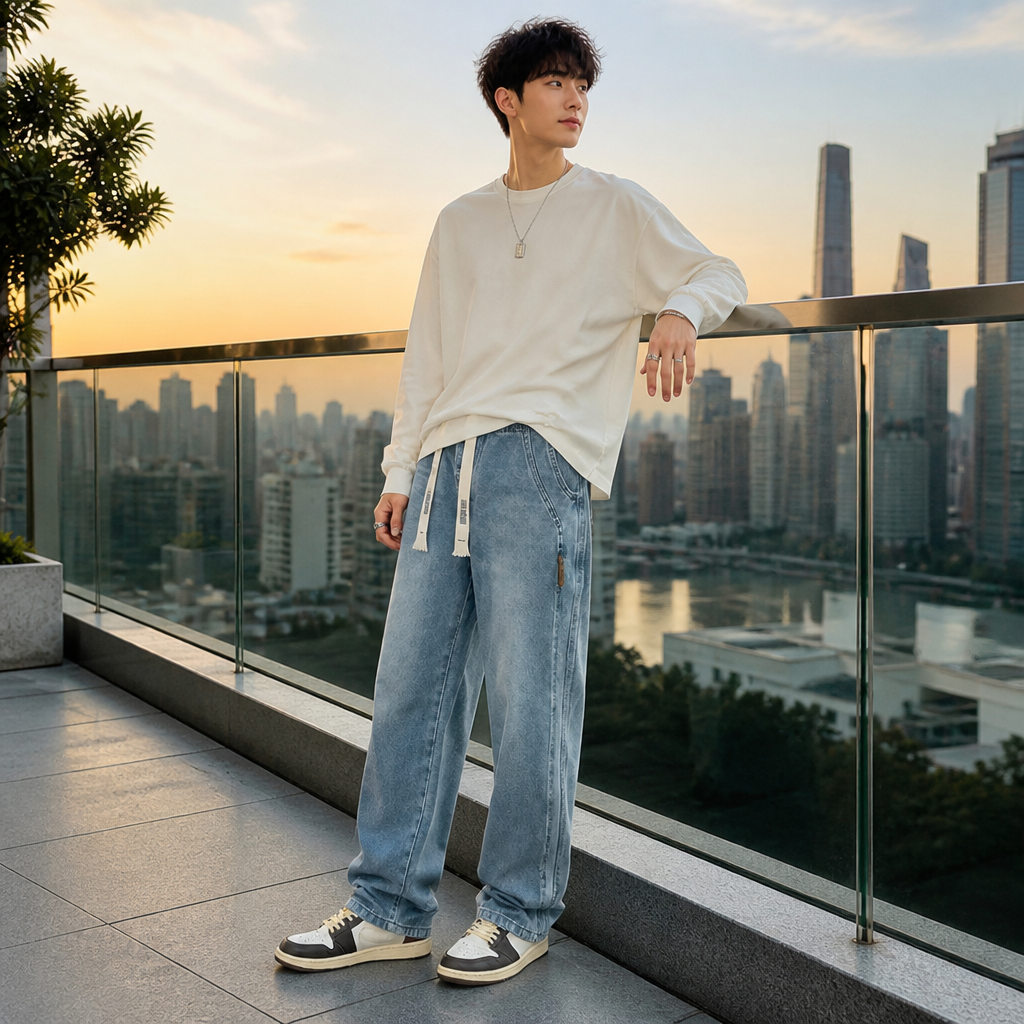 Drayven™ Men's Loose Straight Jeans — Move Freely All Day with Effortless Confidence and Sharp Style