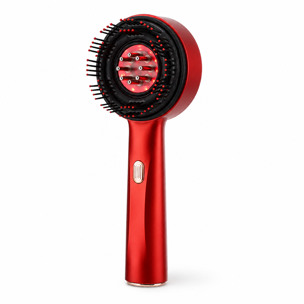 Microcurrent & Red Light Scalp Massager (With Dispenser)