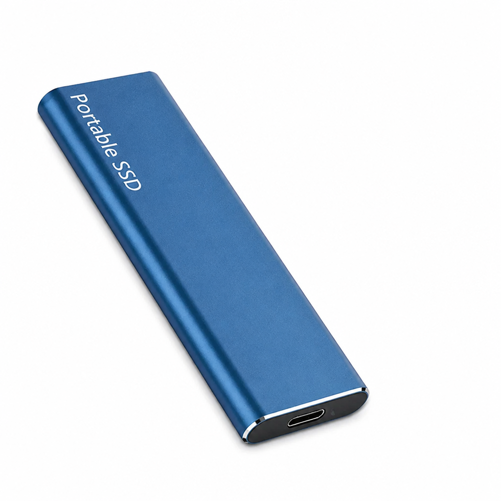 Portable 4TB USB-C Metal External Hard Drive