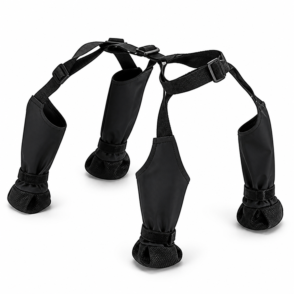 Adjustable Breathable & Waterproof Dog Shoes (Non-Slip Sole)