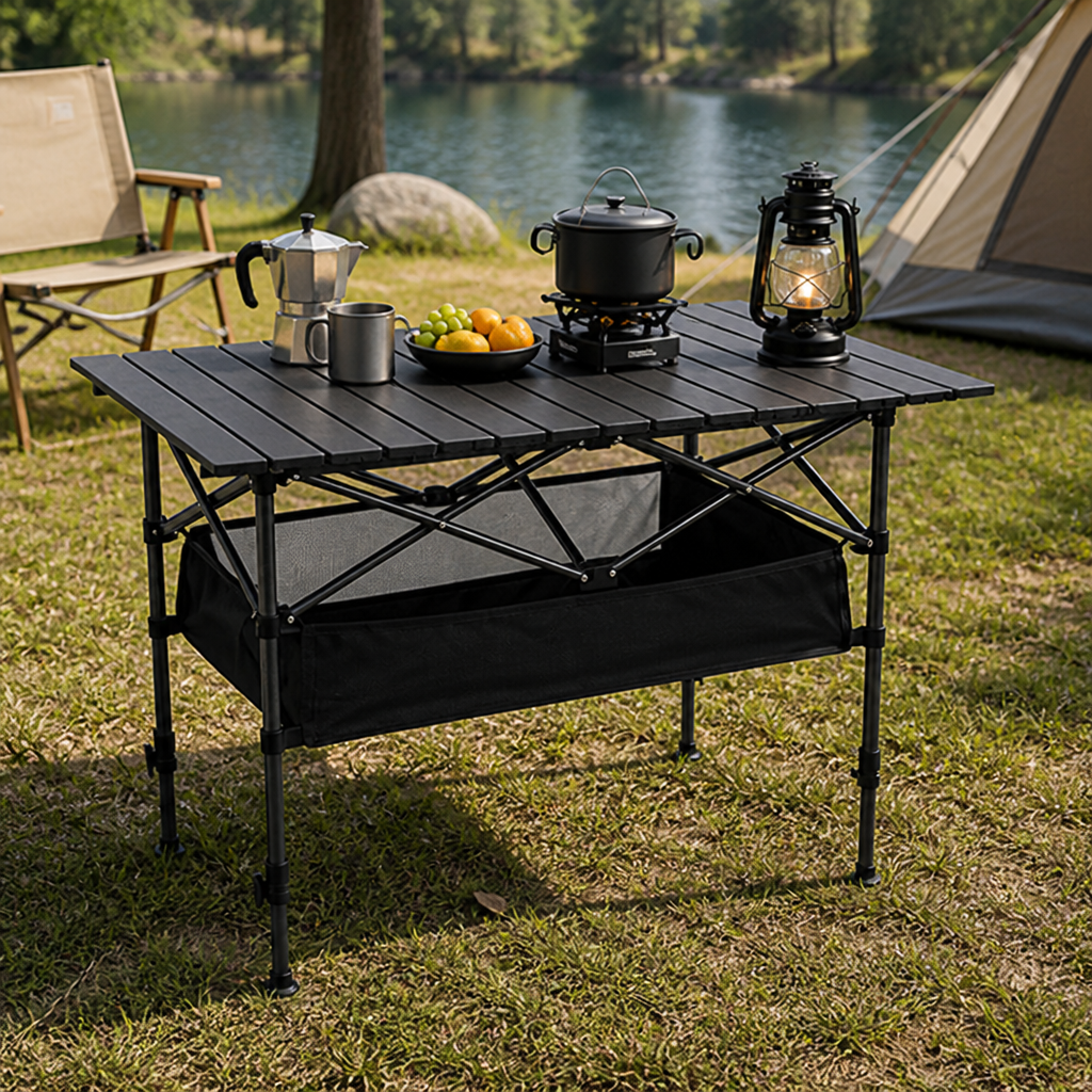 SummitEase™ Folding Camping Table — Freedom to Set Up Fast and Relax Longer Outdoors