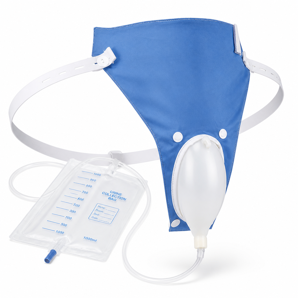 Adjustable Leak-Resistant Silicone Urine Collector (1000 mL)