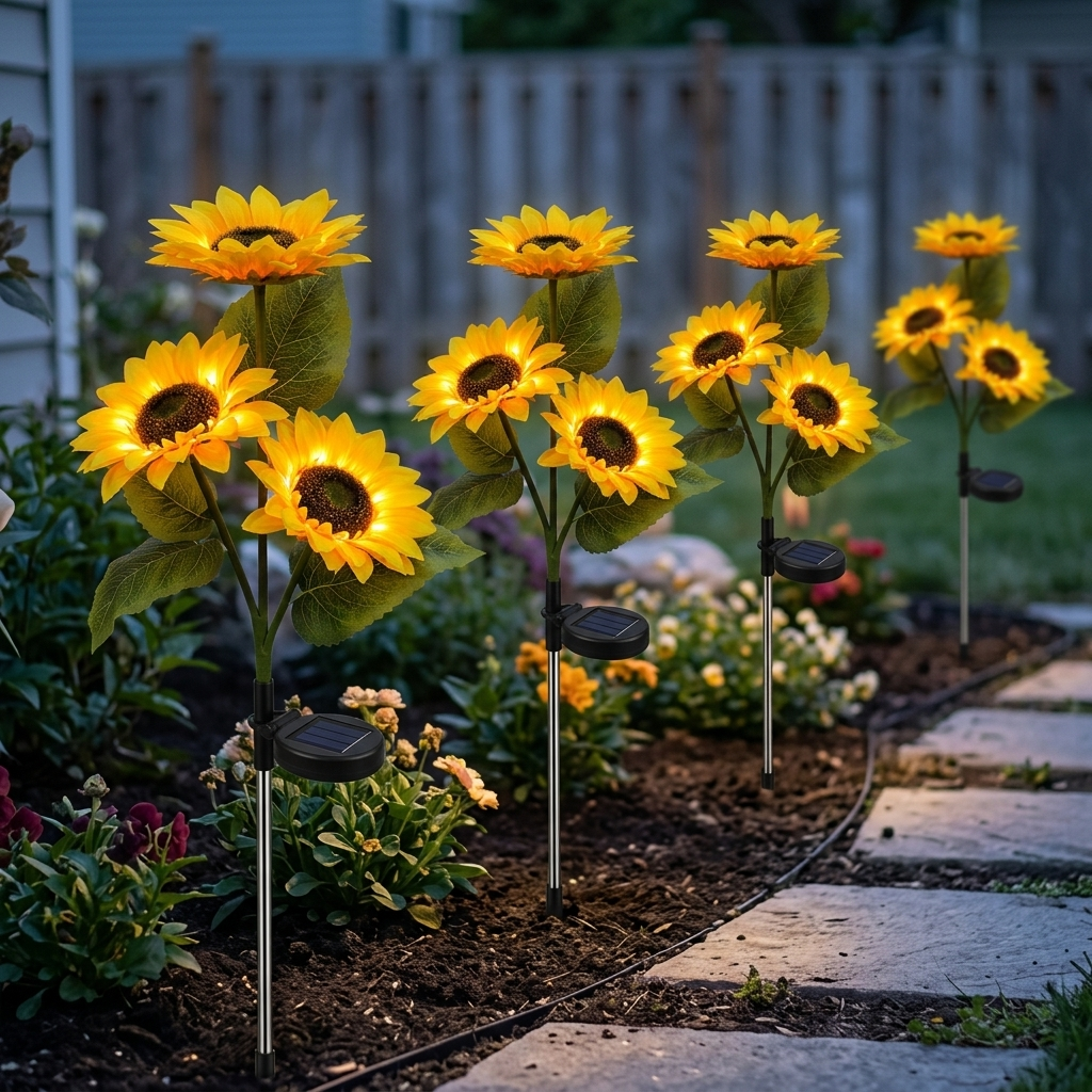 SunAura™ Solar Sunflower Lights — Transform Your Garden with Effortless, Magical Glow Every Night
