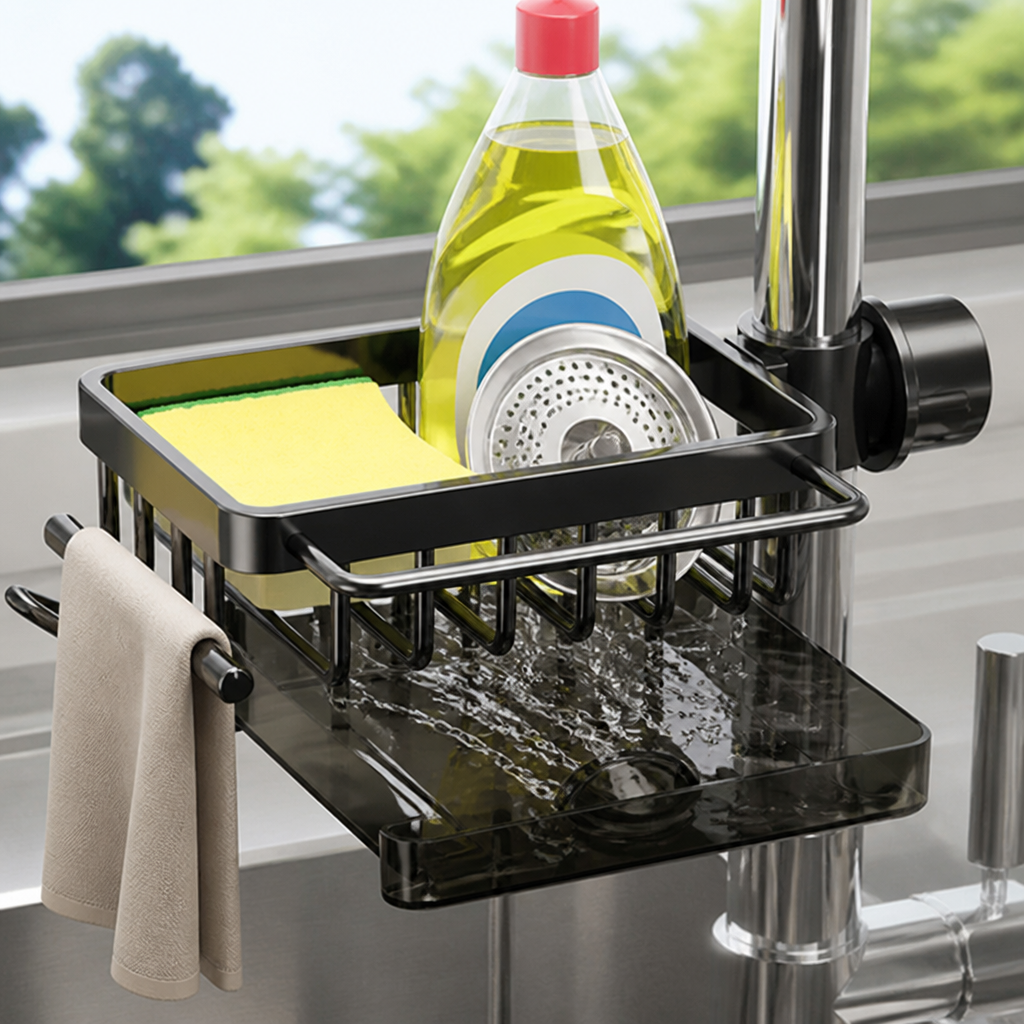 AquaNest™ — Transform Your Sink into a Dry, Clutter-Free Sanctuary Instantly