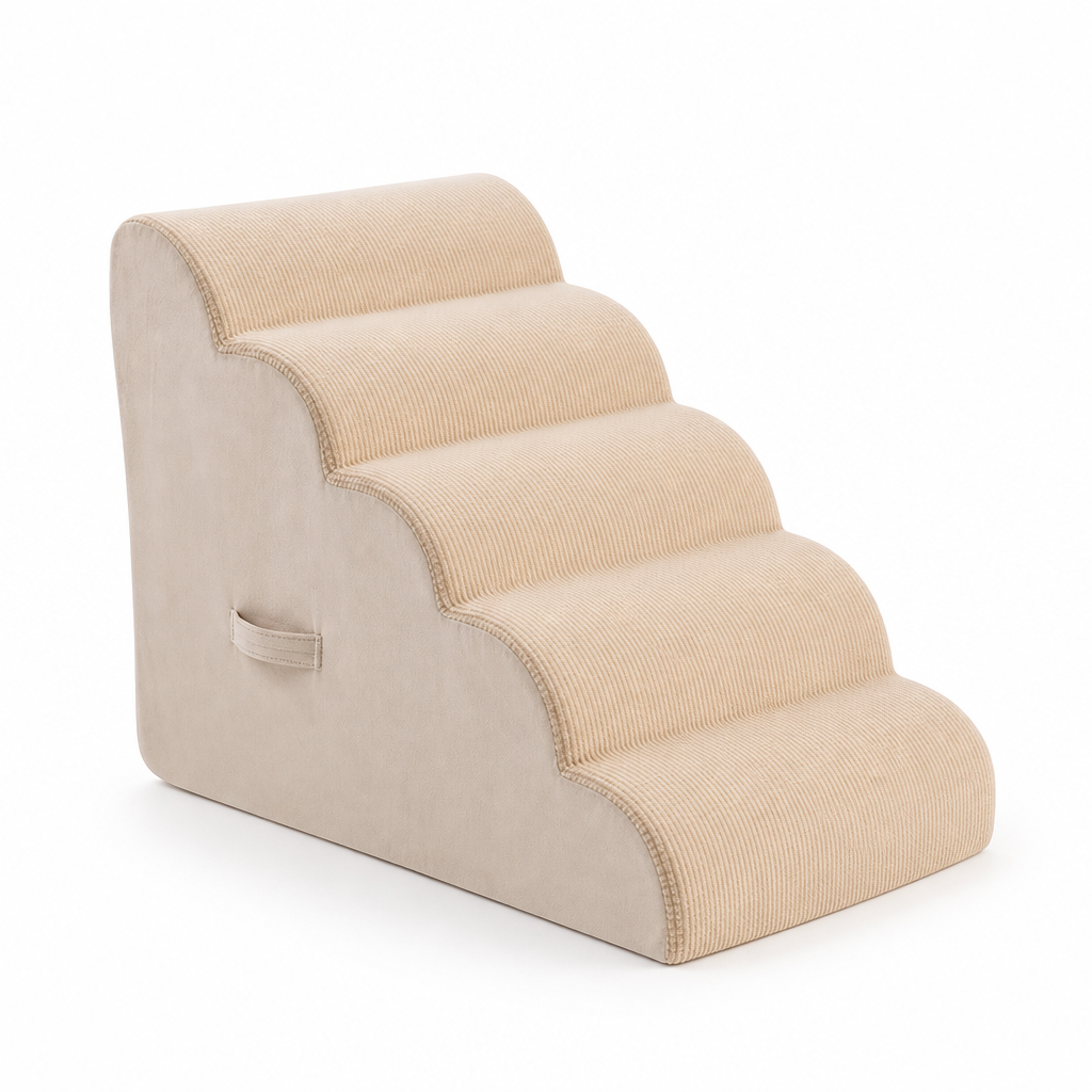High-Density Foam Non-Slip Pet Stairs (For Dogs & Cats)